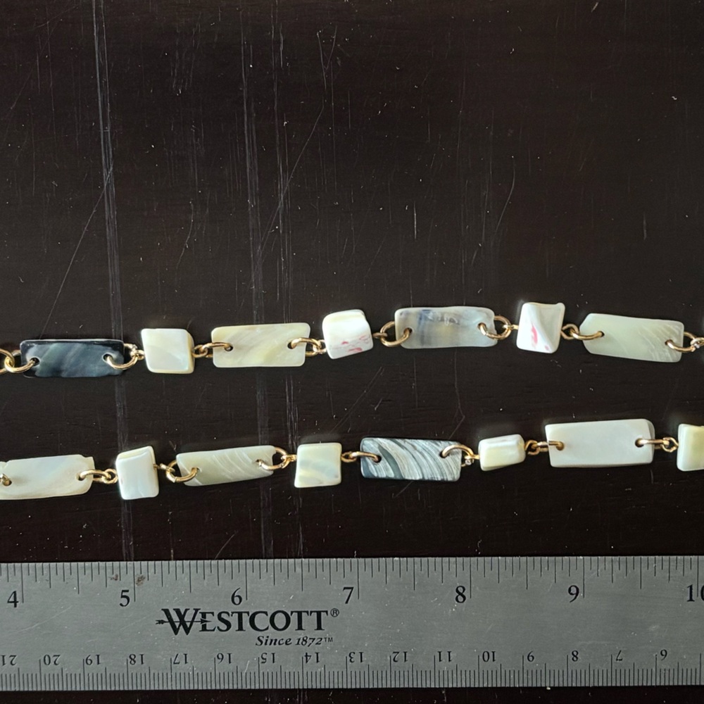Mother of Pearl vintage necklace - Picture 5 of 9